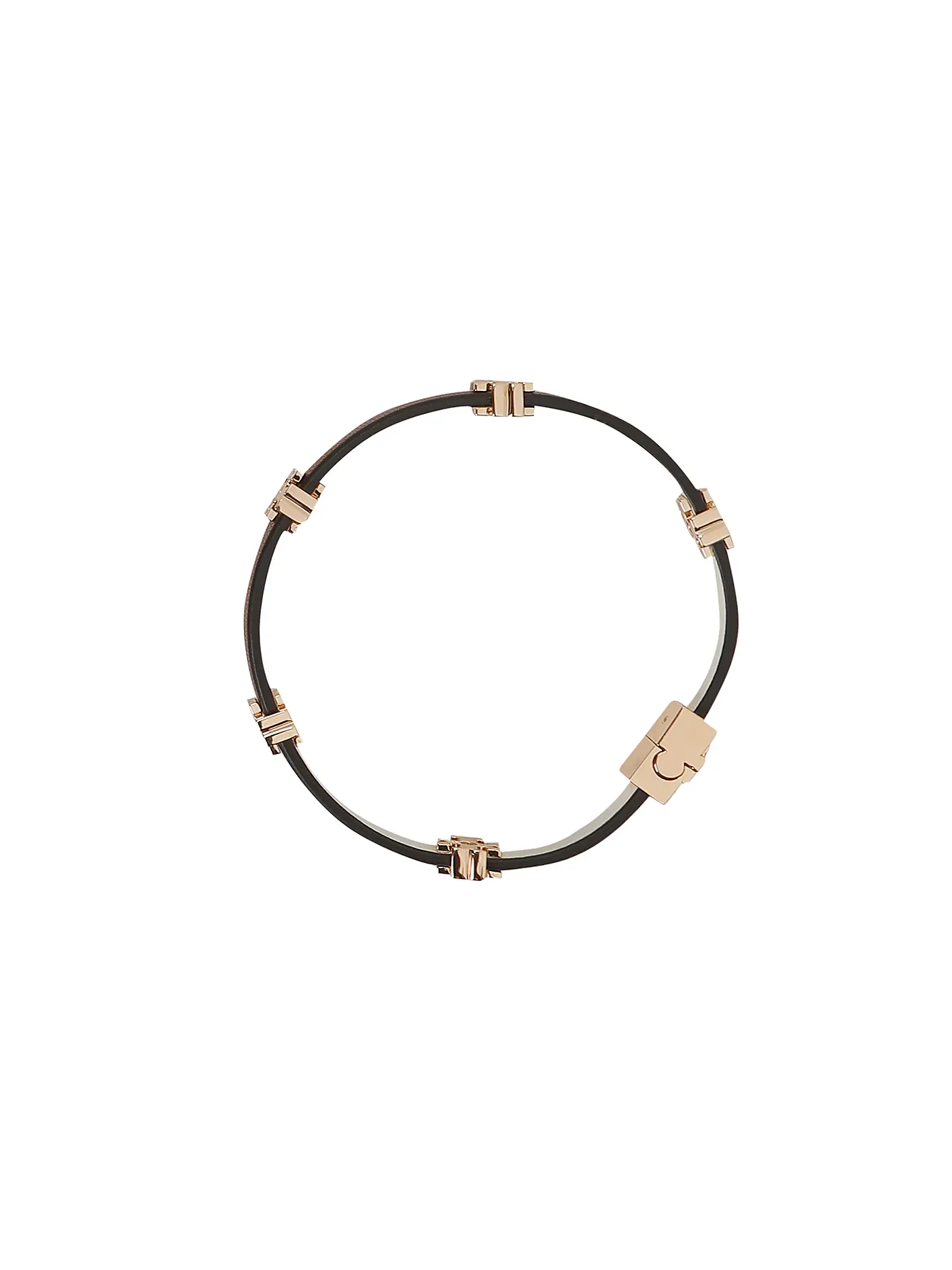 TORY BURCH | Lederarmband ELEANOR | braun